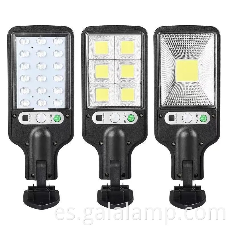 Luces de pared elegantes con energía solar para jardín y patio